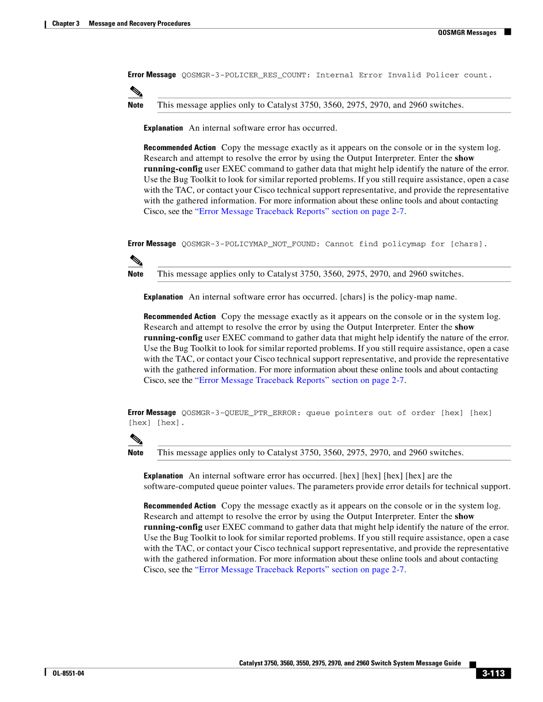 Cisco Systems 3750 manual 113 