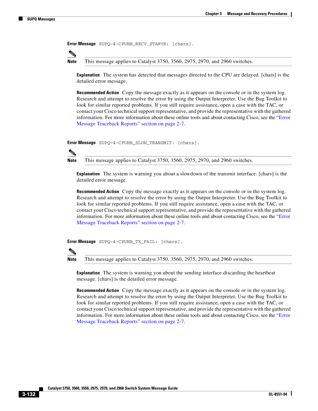 Cisco Systems 3750 manual 132 