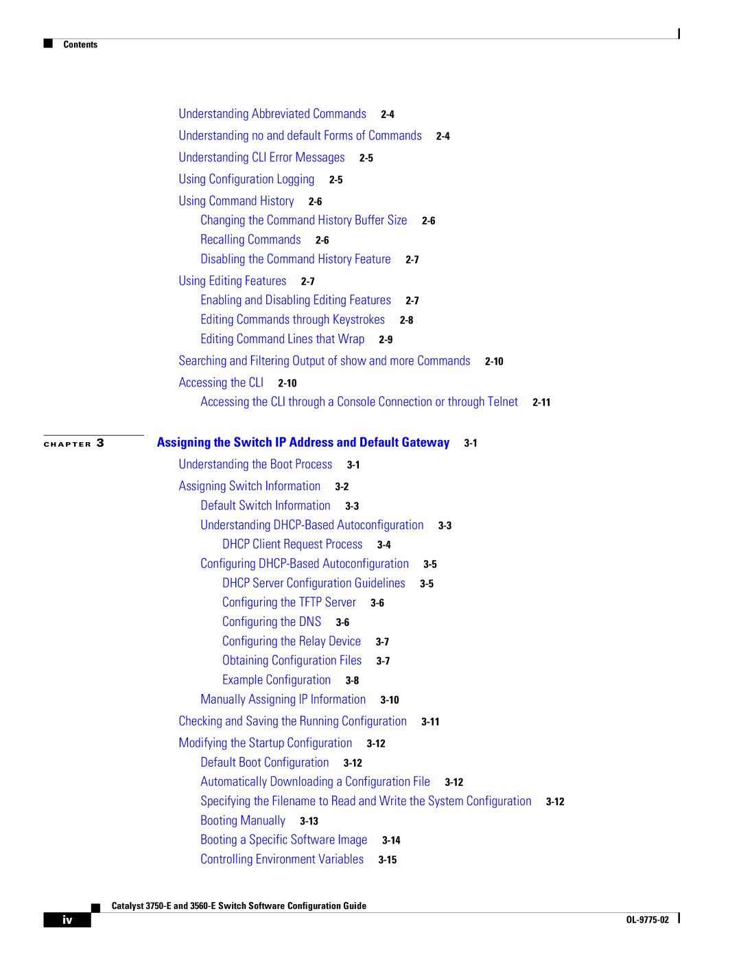 Cisco Systems 3750E manual Assigning the Switch IP Address and Default Gateway 