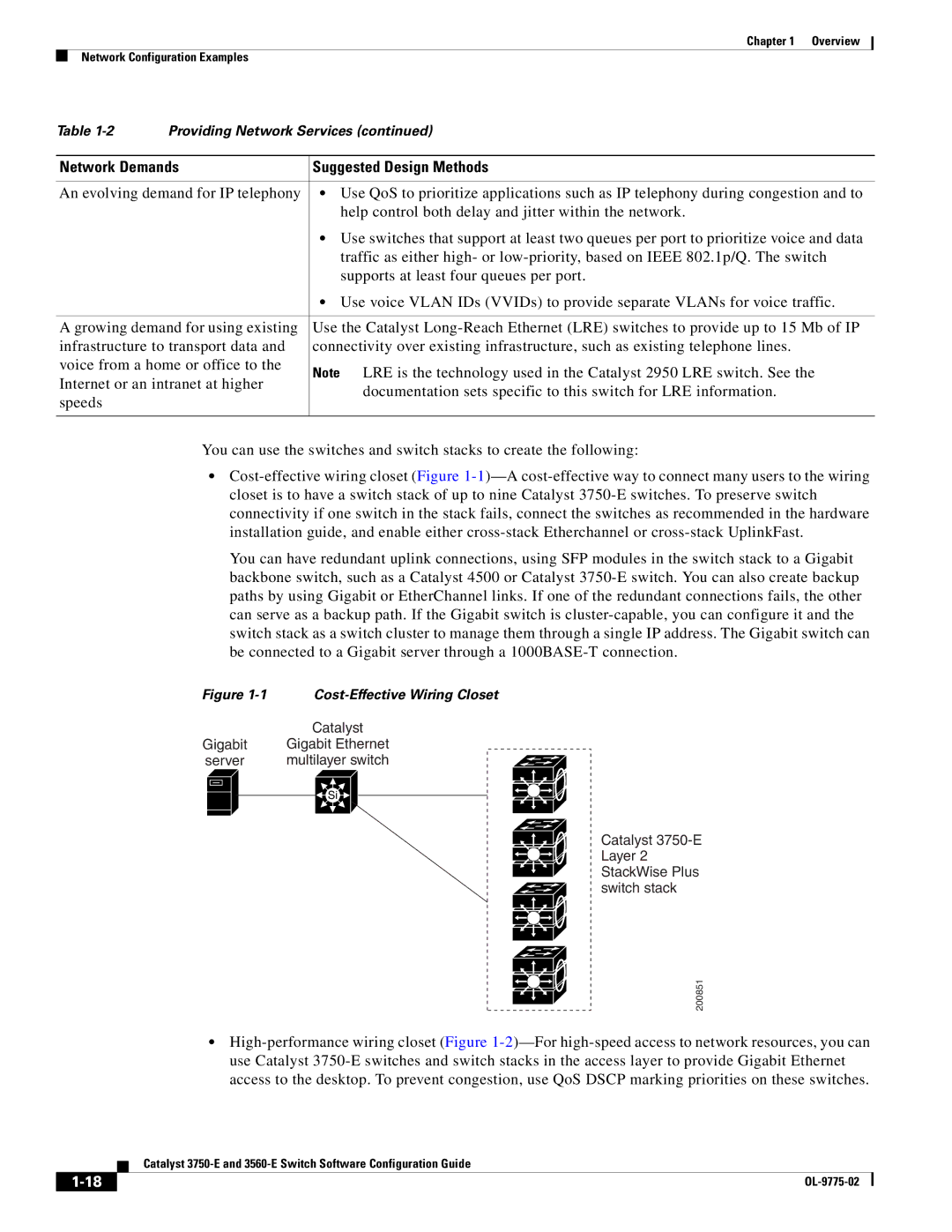 Cisco Systems 3750E manual Cost-Effective Wiring Closet 