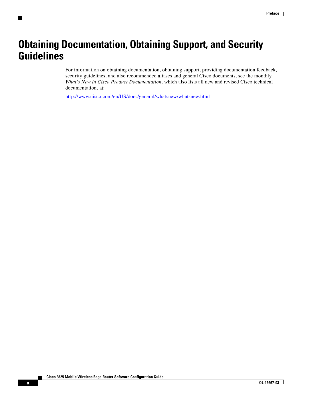 Cisco Systems 3825 manual Preface 