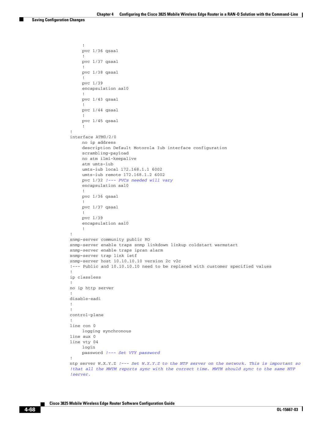 Cisco Systems 3825 manual Server 