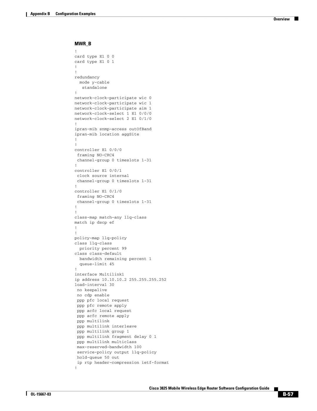 Cisco Systems 3825 manual Mwrb 