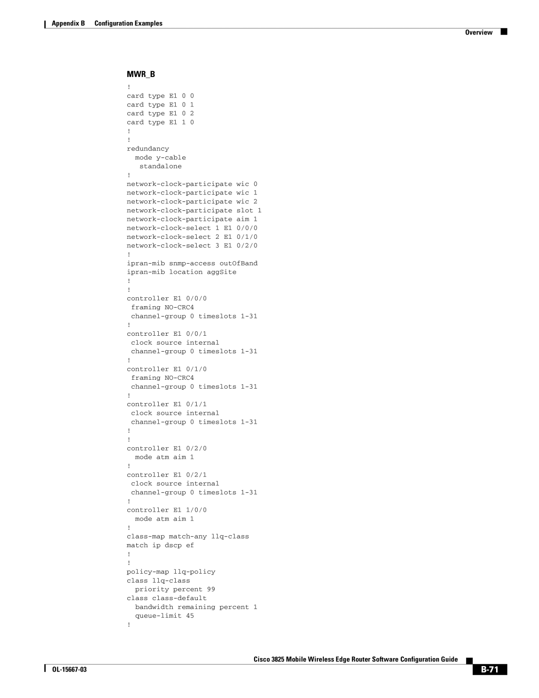 Cisco Systems 3825 manual Mwrb 