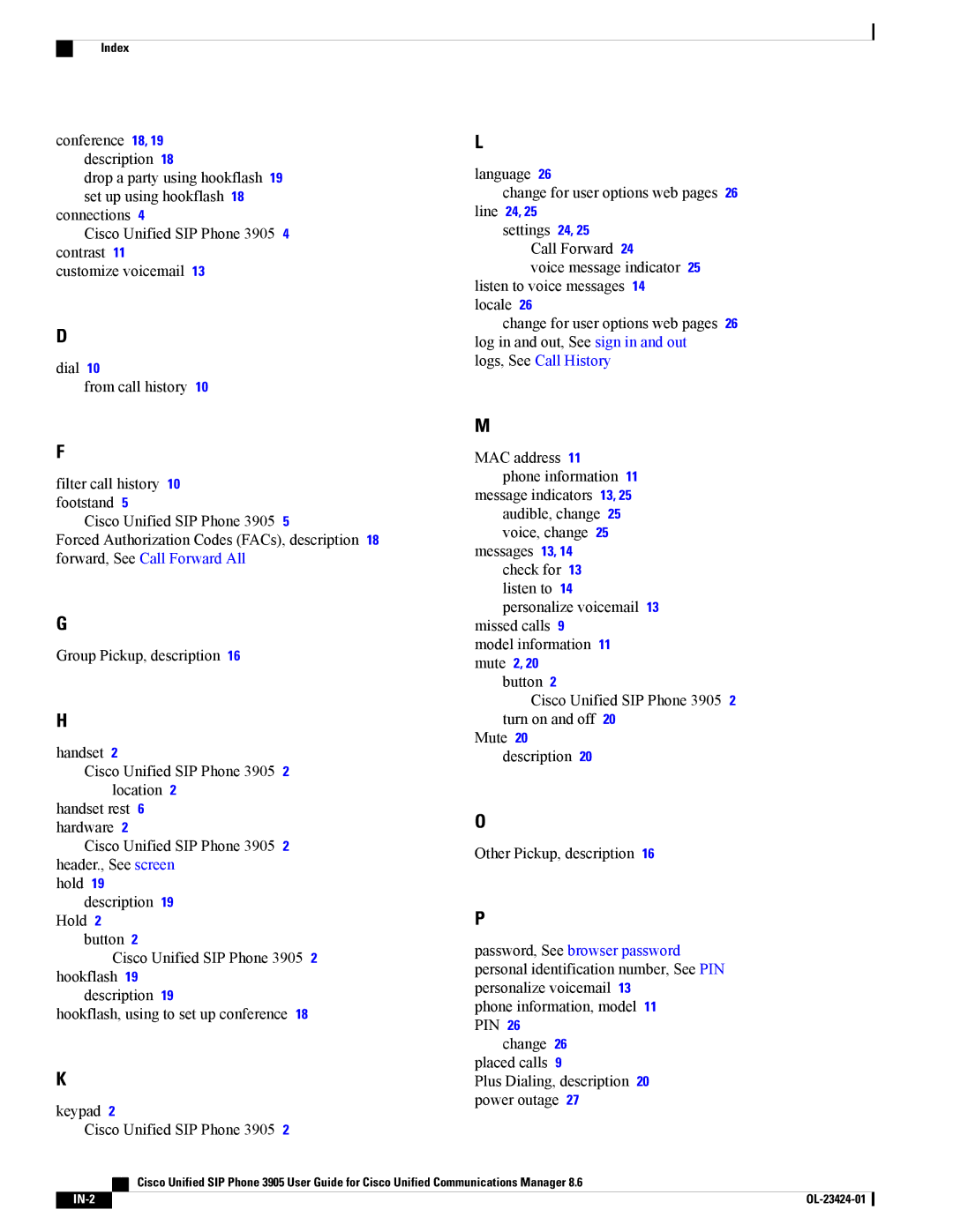 Cisco Systems 3905 manual Logs, See Call History 