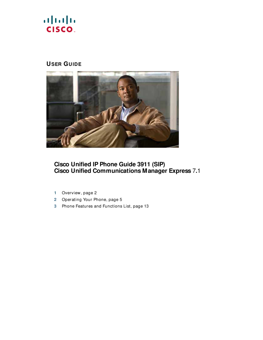 Cisco Systems 3911 manual User Guide 