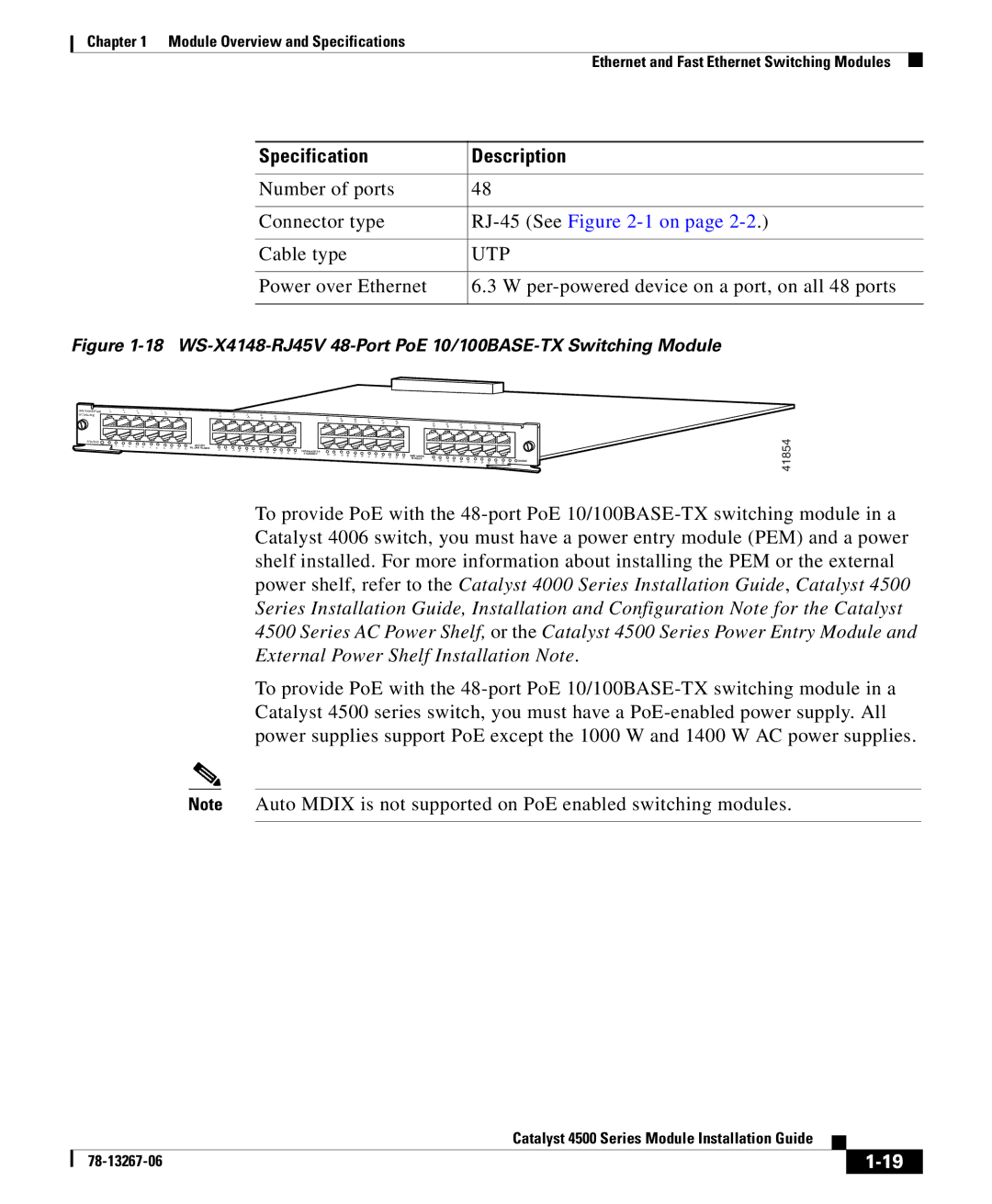 Cisco Systems 4000 specifications Utp 