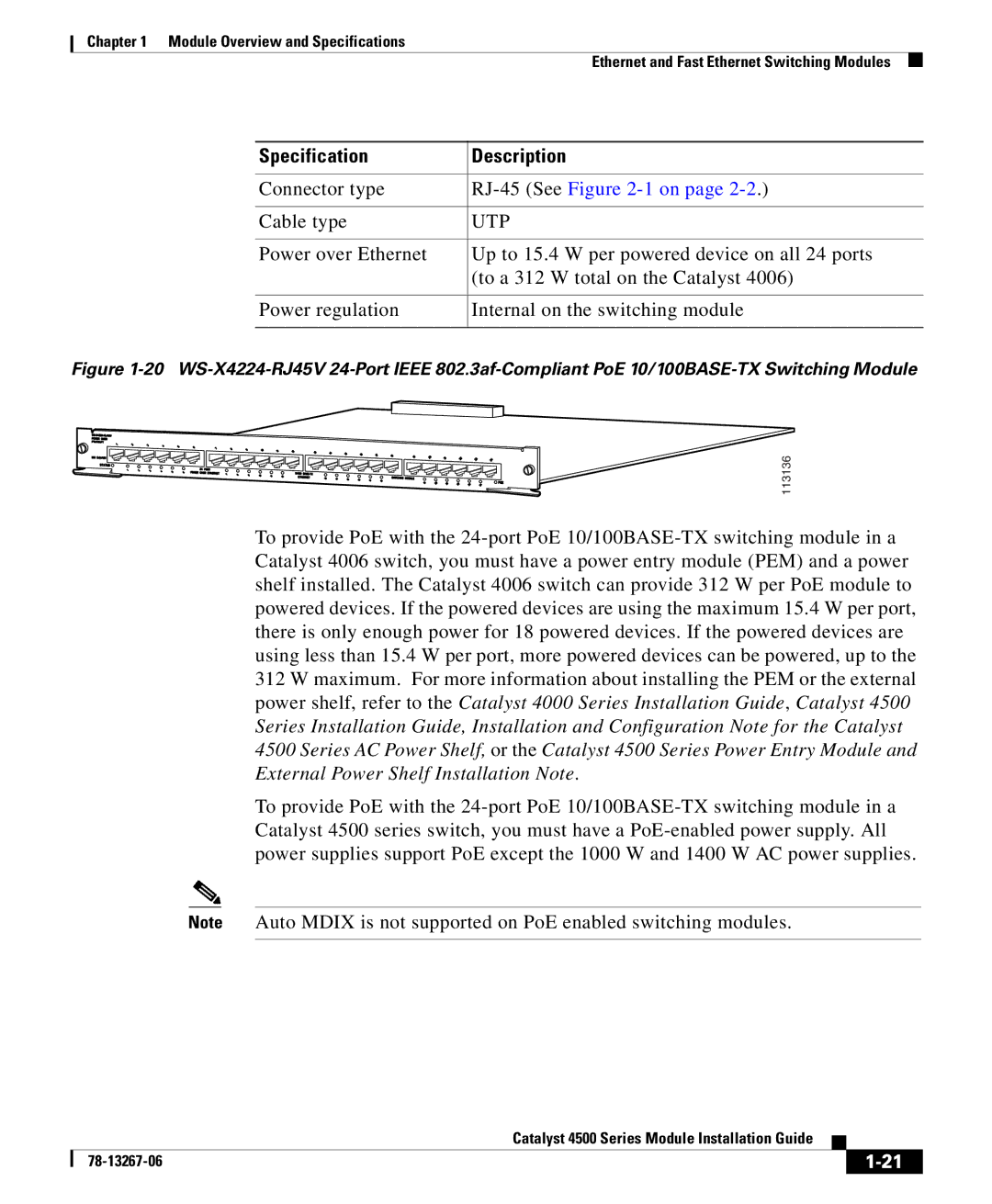 Cisco Systems 4000 specifications 113136 