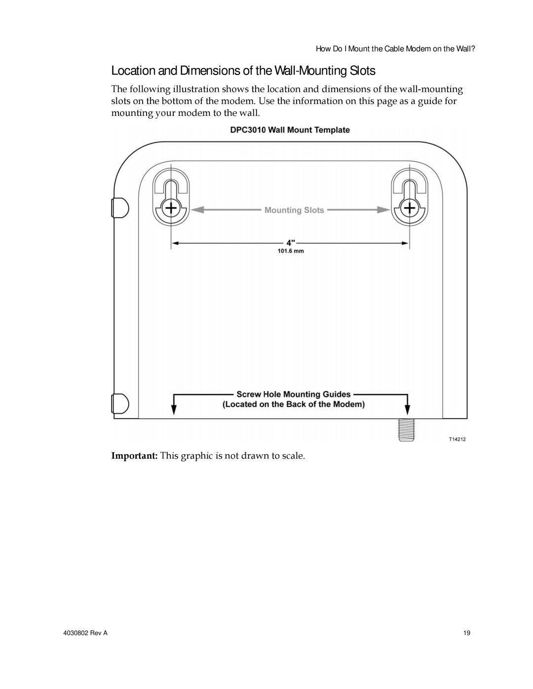 Cisco Systems 4027673 important safety instructions Location and Dimensions of the Wall-Mounting Slots 