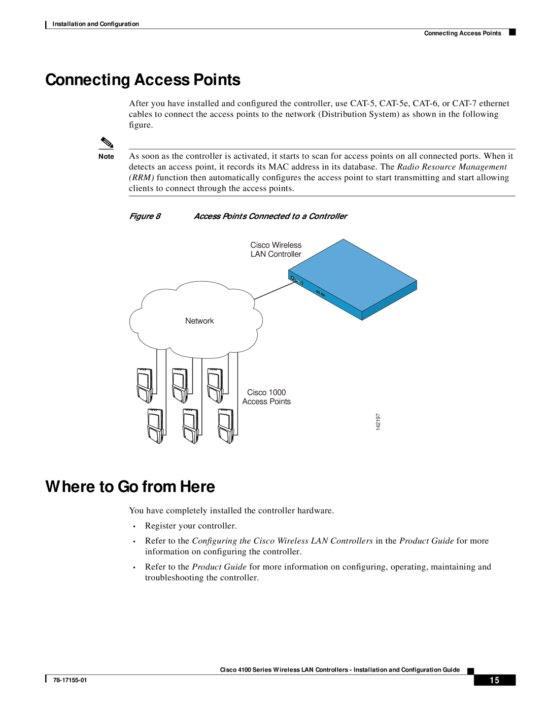 Cisco Systems 4100 manual Connecting Access Points, Where to Go from Here 