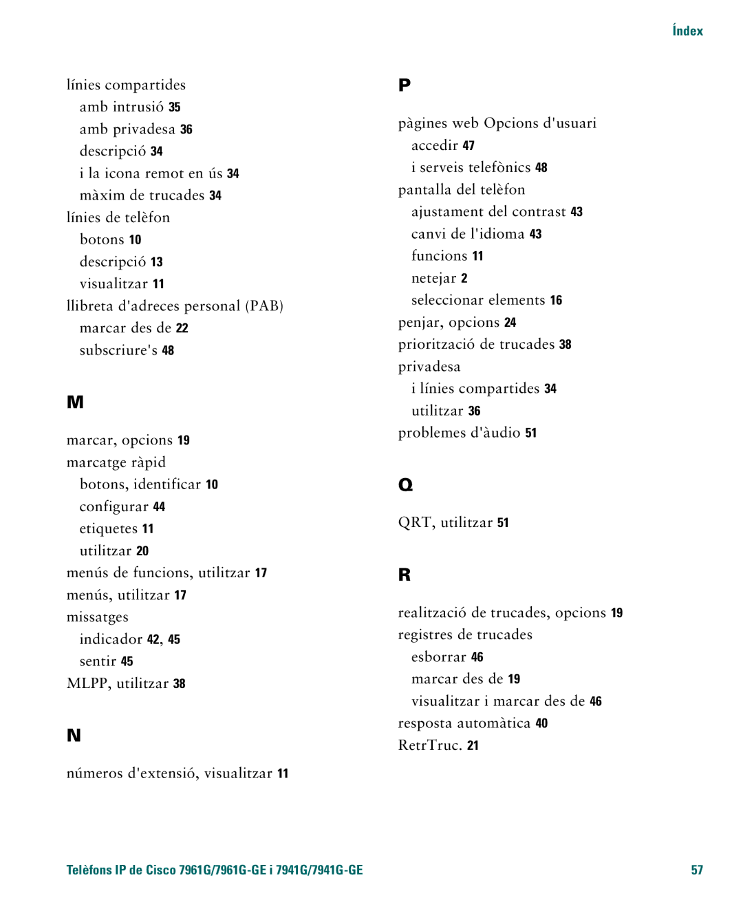 Cisco Systems 4.1(3) manual Índex 