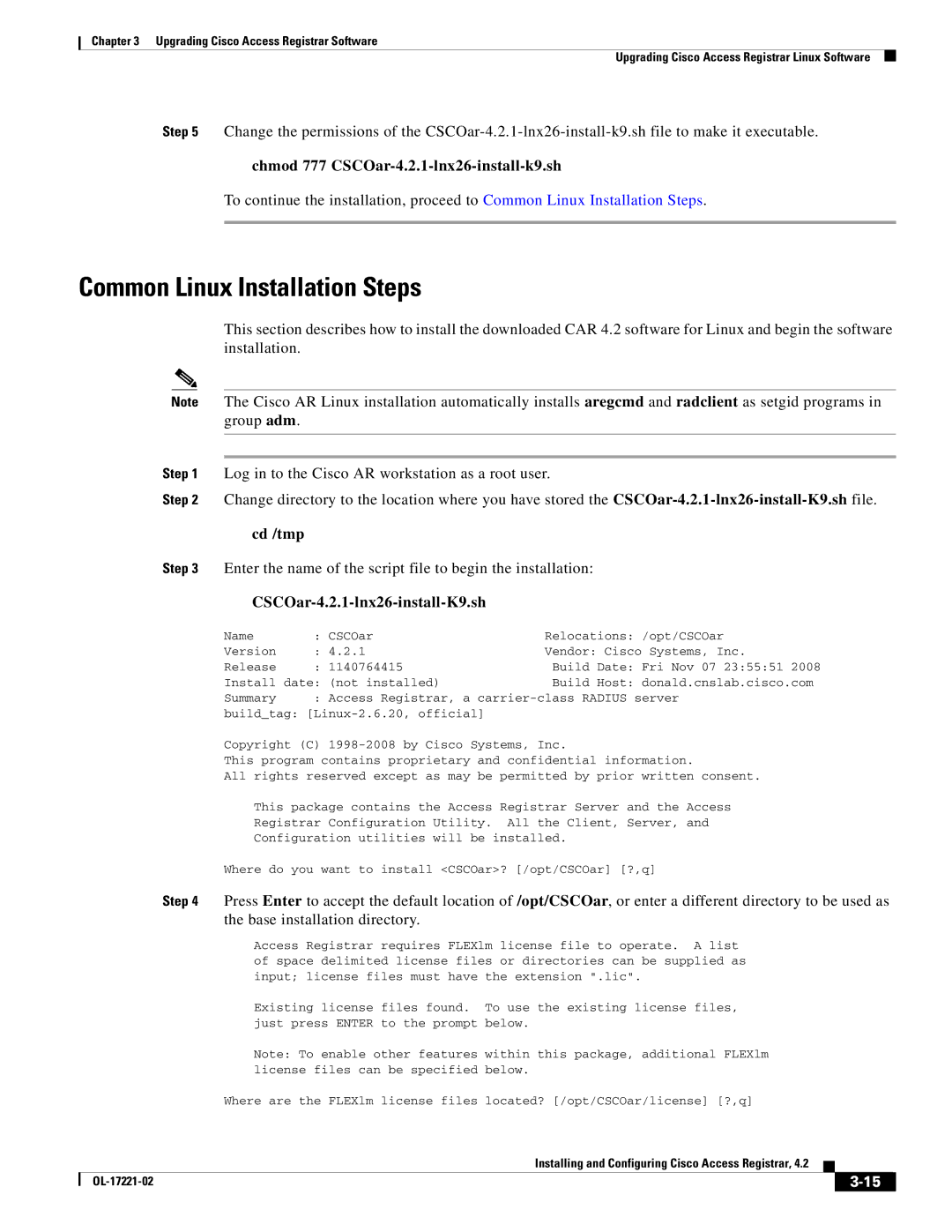 Cisco Systems 4.2 manual Build Date Fri Nov 07 235551 