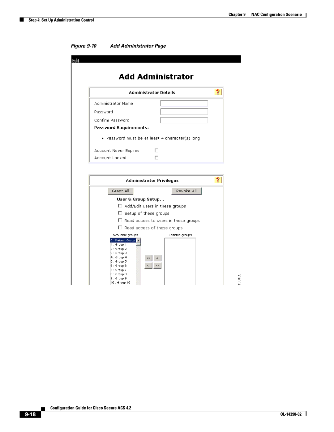 Cisco Systems 4.2 manual Add Administrator 