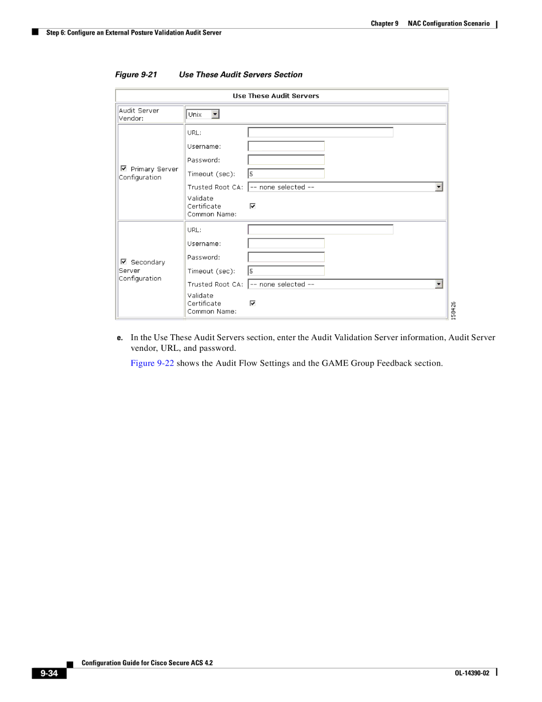 Cisco Systems 4.2 manual Use These Audit Servers Section 