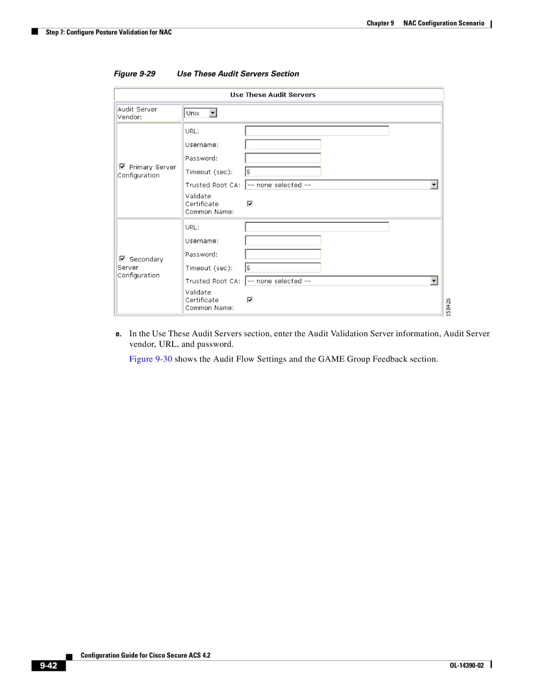 Cisco Systems 4.2 manual Use These Audit Servers Section 