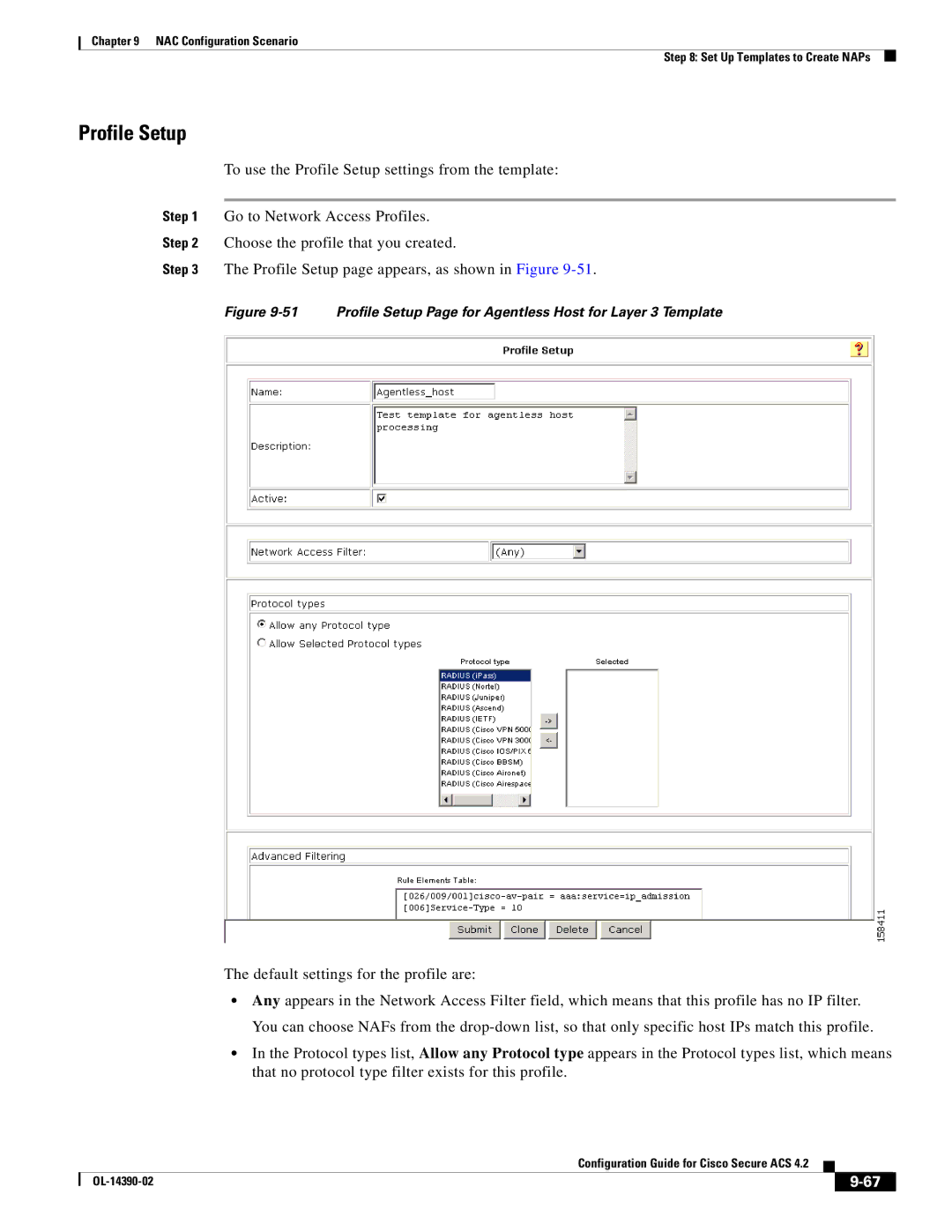 Cisco Systems 4.2 manual Profile Setup 