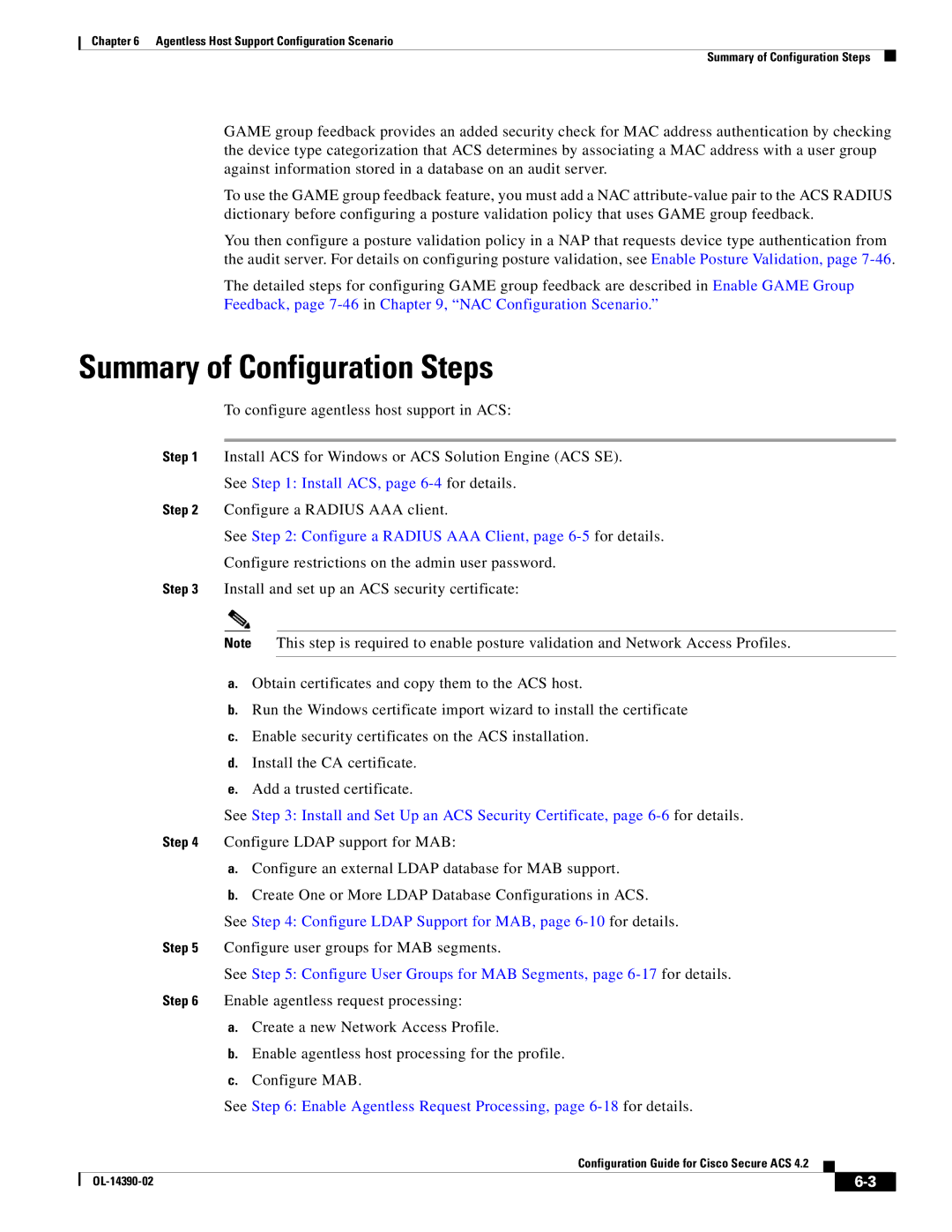 Cisco Systems 4.2 manual Configure a Radius AAA client, See Configure a Radius AAA Client, page 6-5for details 