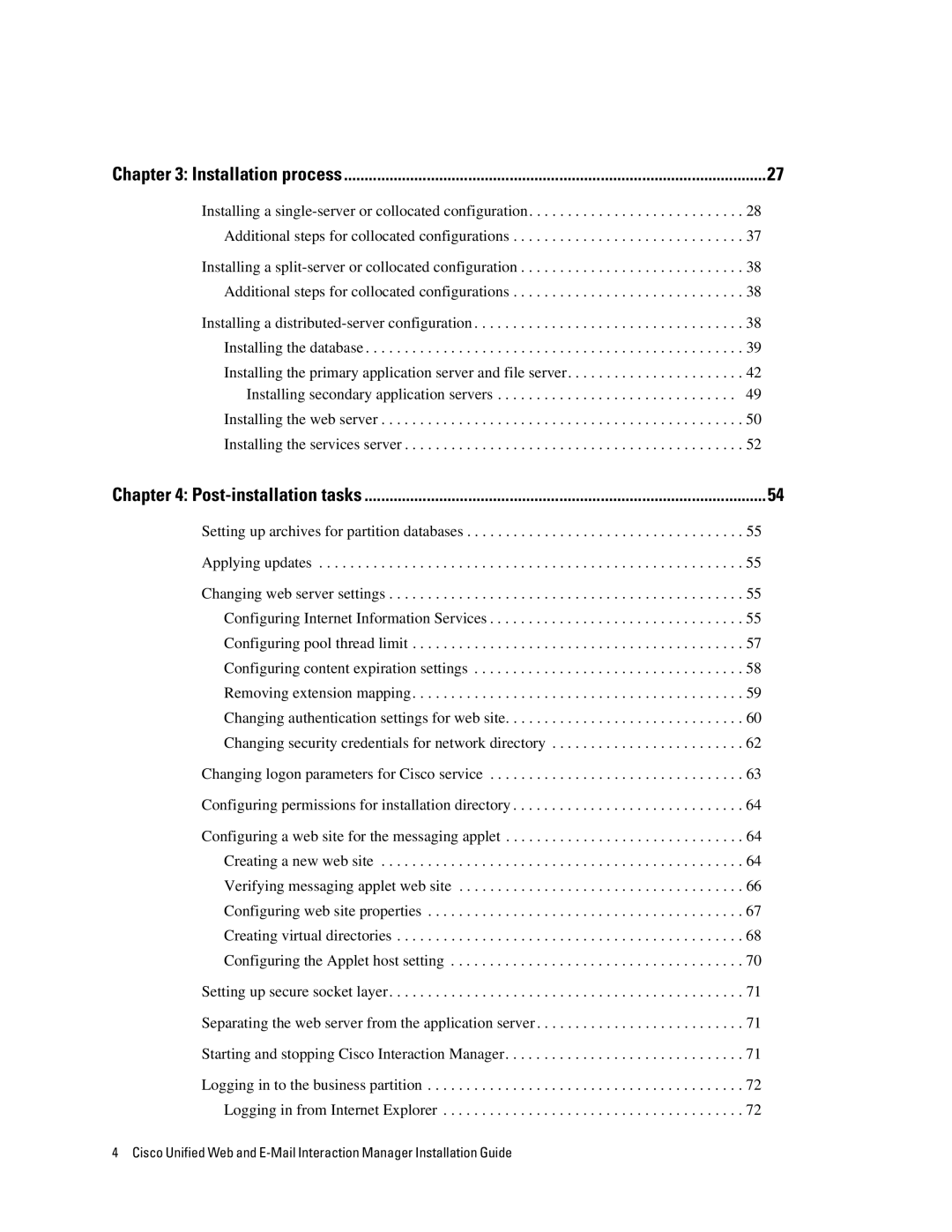 Cisco Systems 4.2(1) manual Installation process 