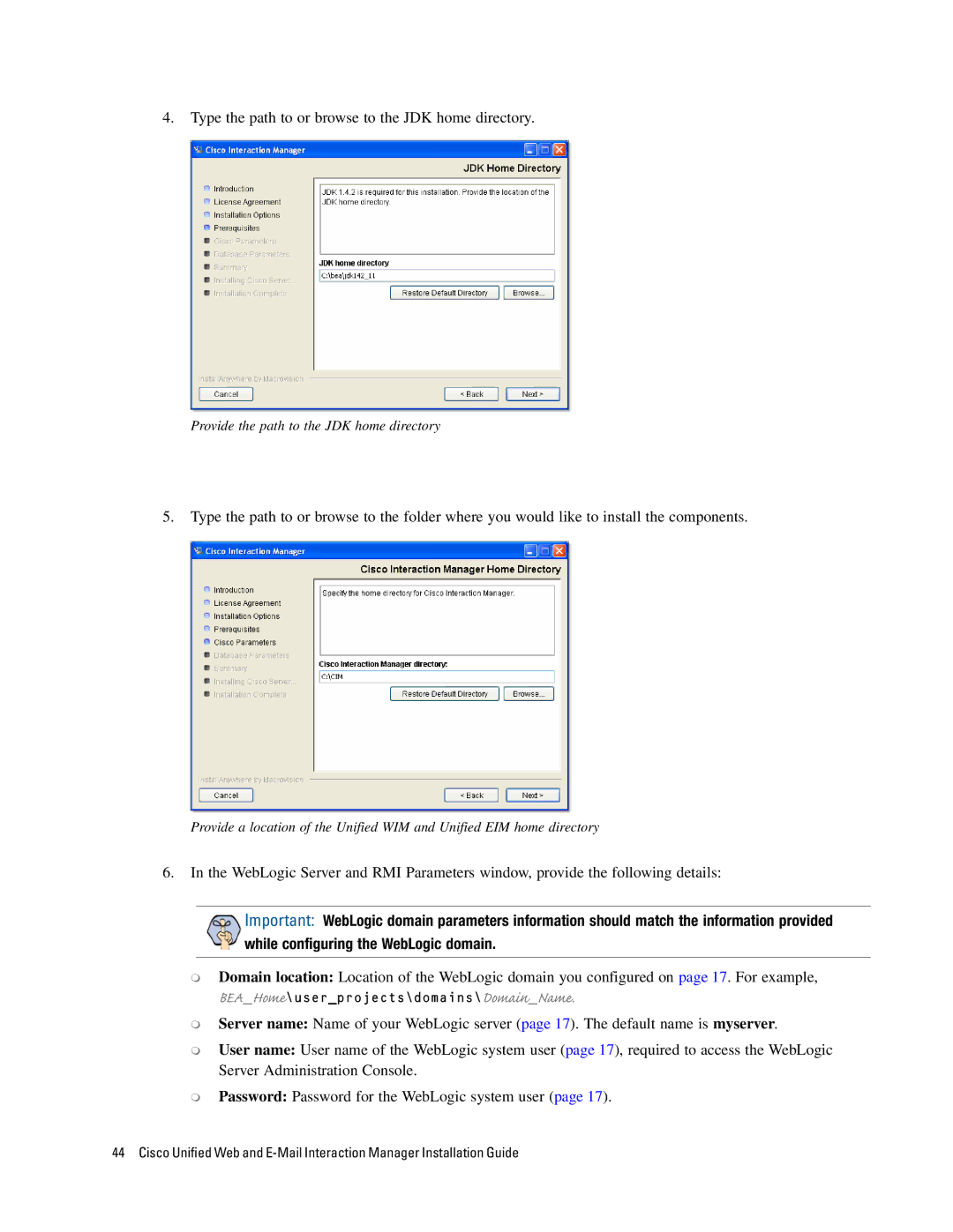 Cisco Systems 4.2(1) manual Type the path to or browse to the JDK home directory 