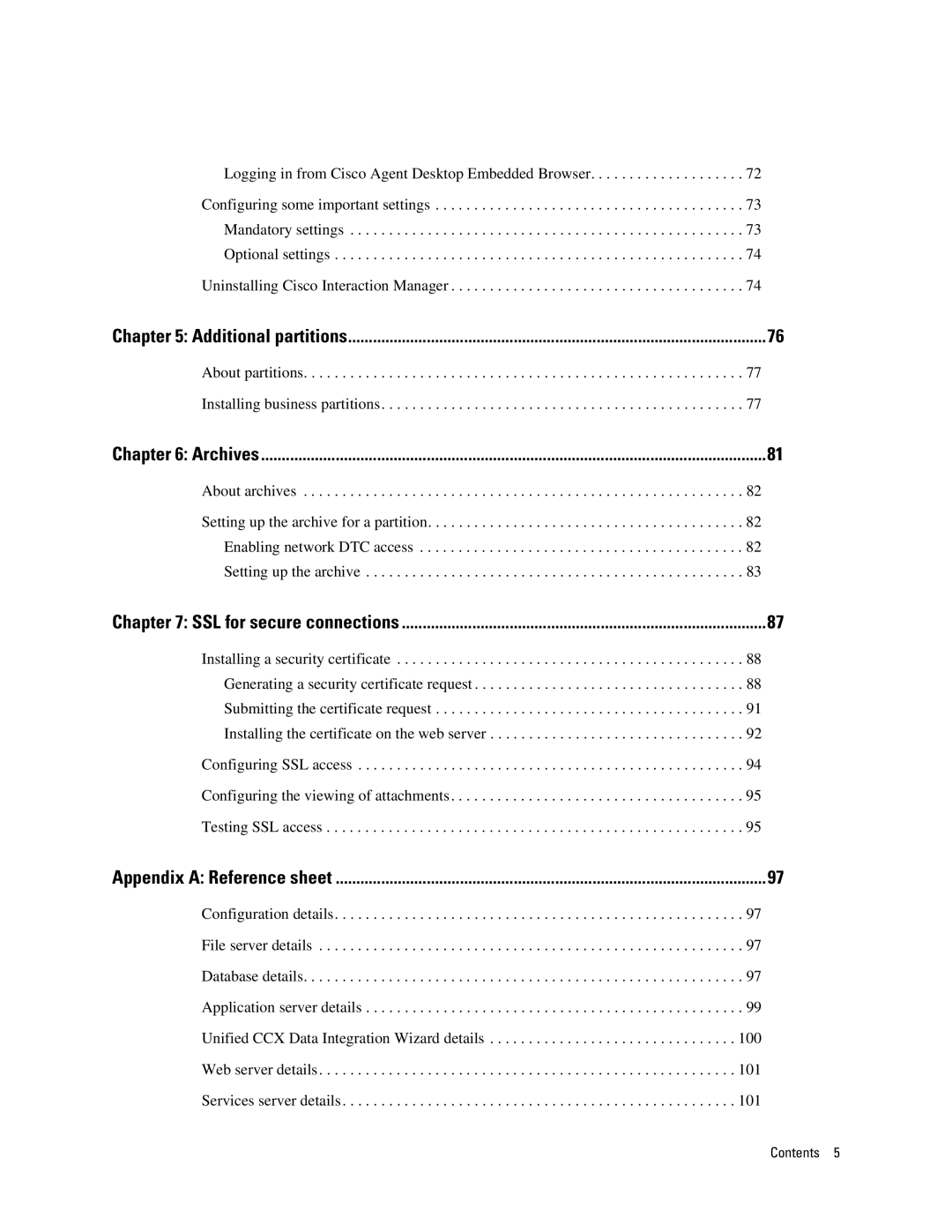 Cisco Systems 4.2(1) manual About partitions Installing business partitions 