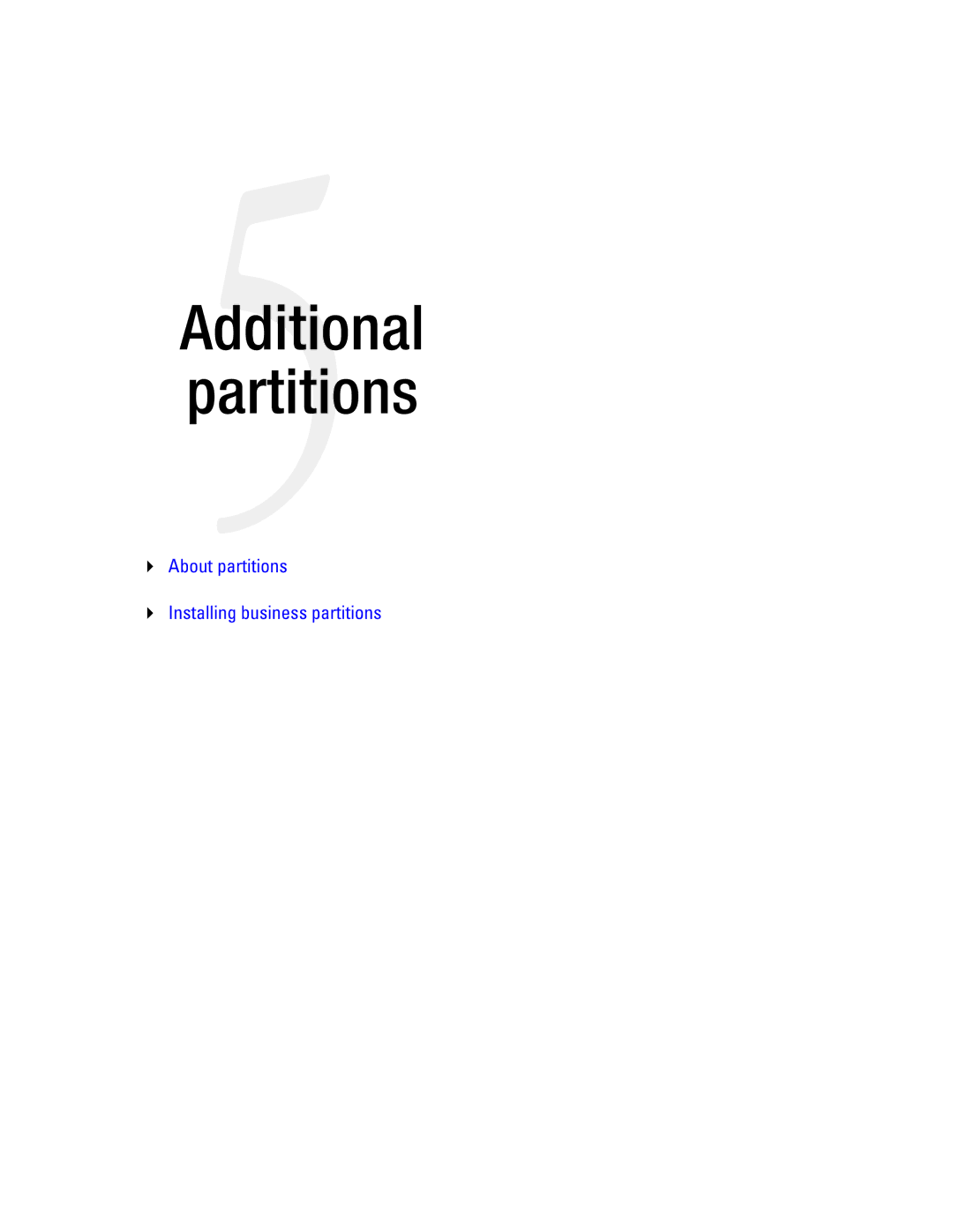 Cisco Systems 4.2(1) manual Additional partitions 