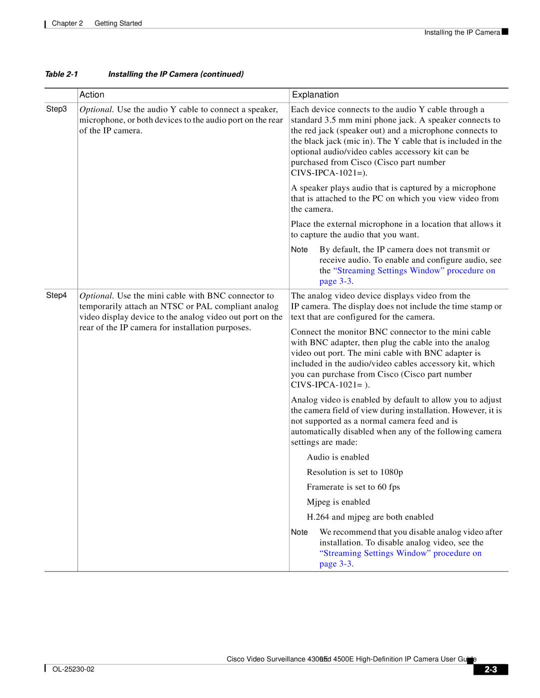 Cisco Systems 4300E manual Action Explanation 