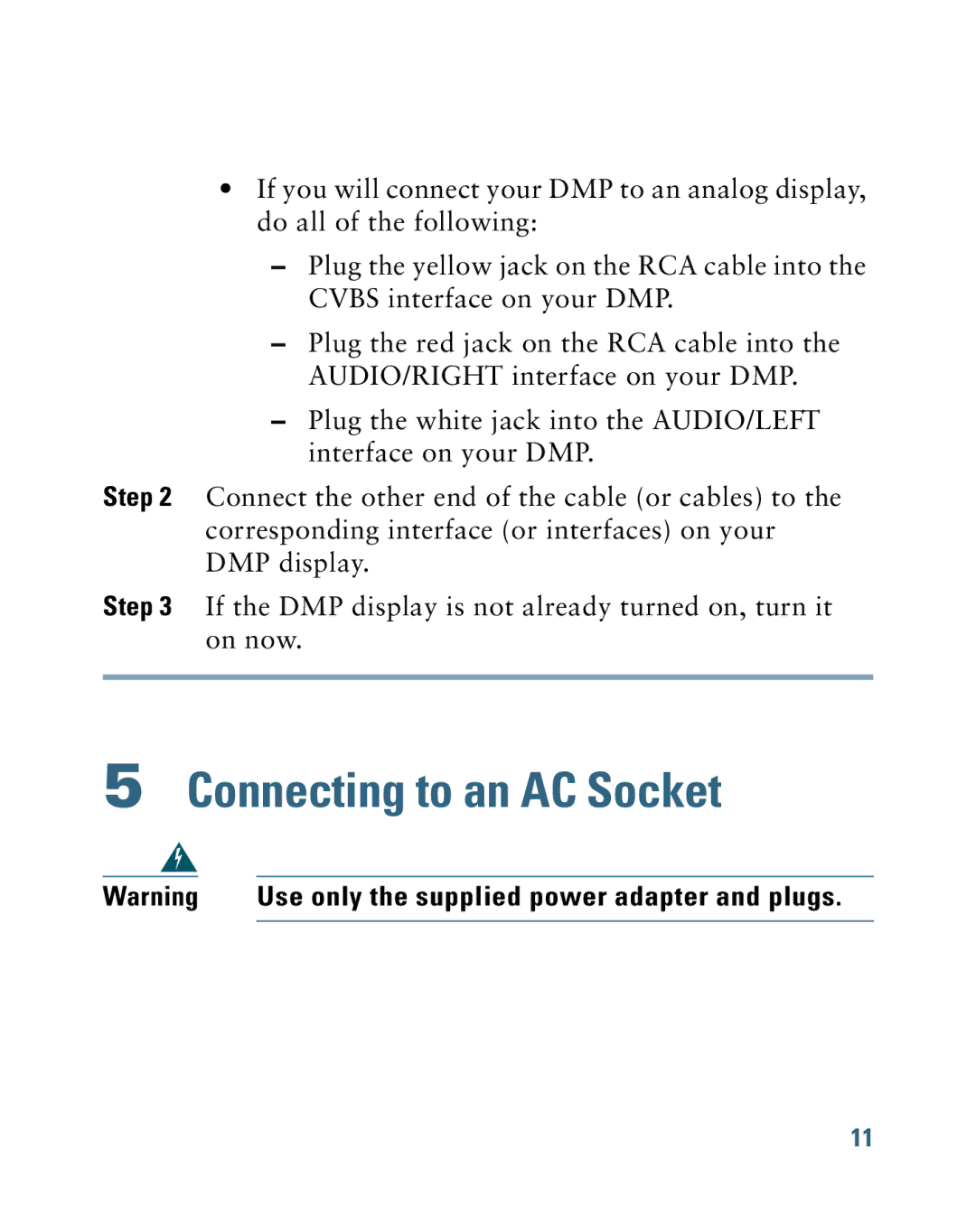 Cisco Systems 4305G quick start Connecting to an AC Socket 