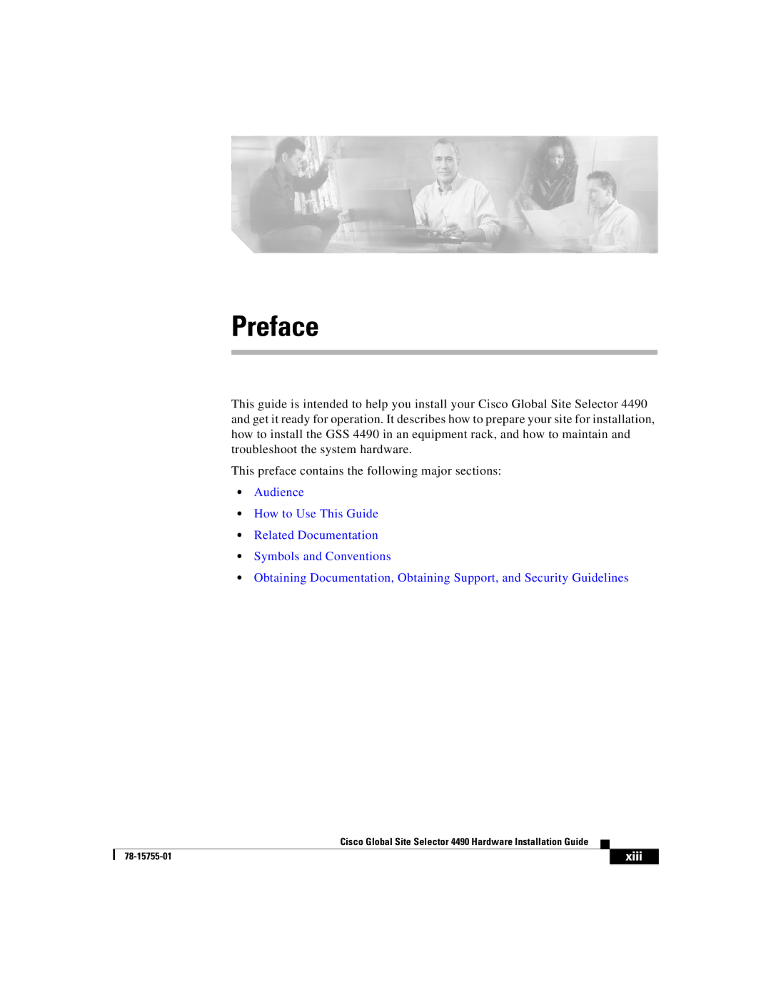 Cisco Systems 4490 manual Preface 