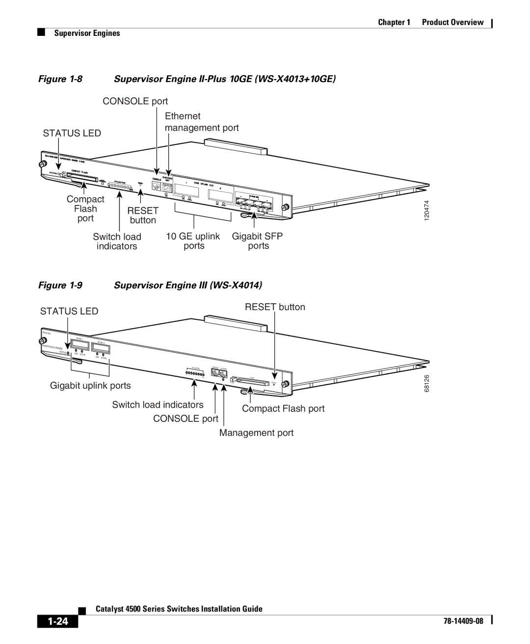 Cisco Systems 4500 manual Supervisor Engine II-Plus 10GE WS-X4013+10GE 