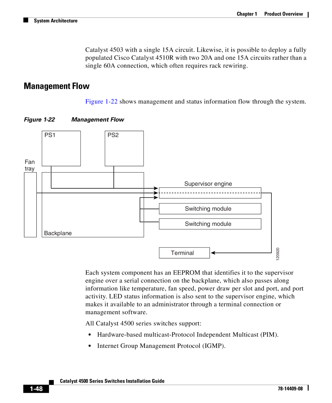 Cisco Systems 4500 manual Management Flow 