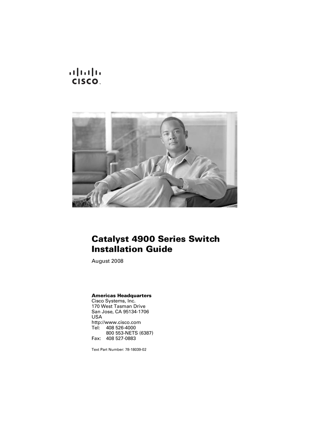 Cisco Systems manual Catalyst 4900 Series Switch Installation Guide 