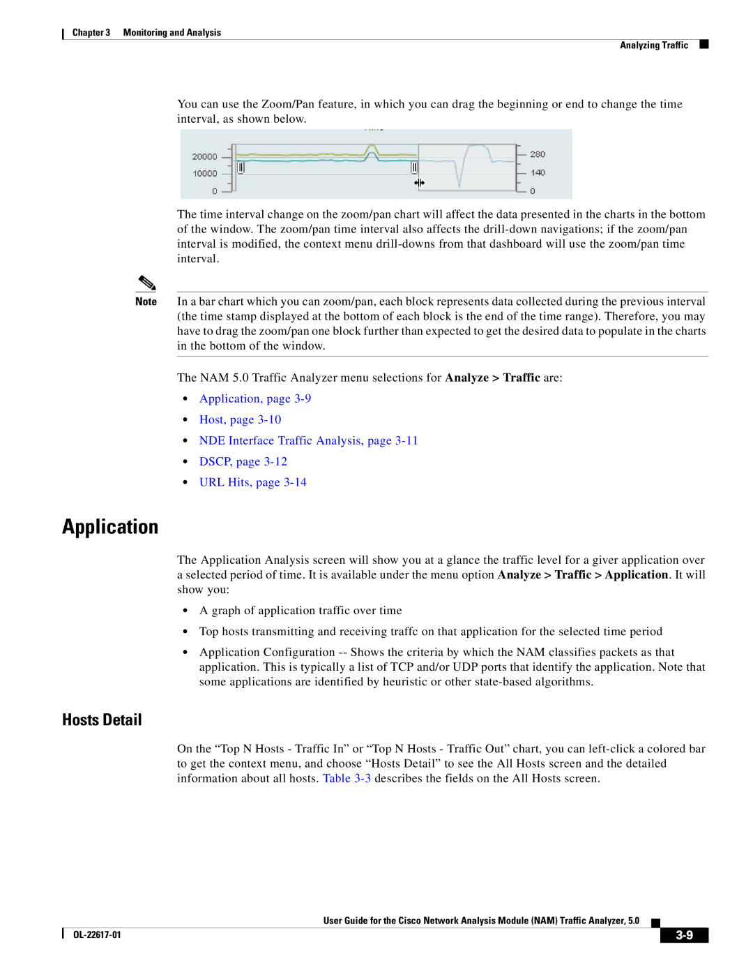 Cisco Systems NAM, 5 manual Application, Hosts Detail 