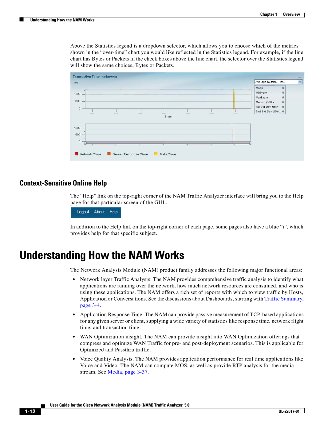 Cisco Systems 5 manual Understanding How the NAM Works, Context-Sensitive Online Help 