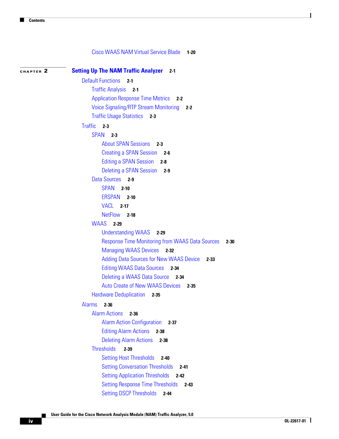 Cisco Systems 5, NAM manual Span 