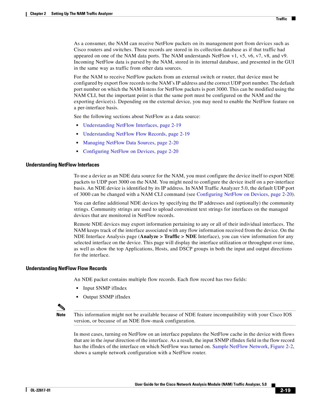 Cisco Systems NAM, 5 manual Understanding NetFlow Interfaces, Understanding NetFlow Flow Records 