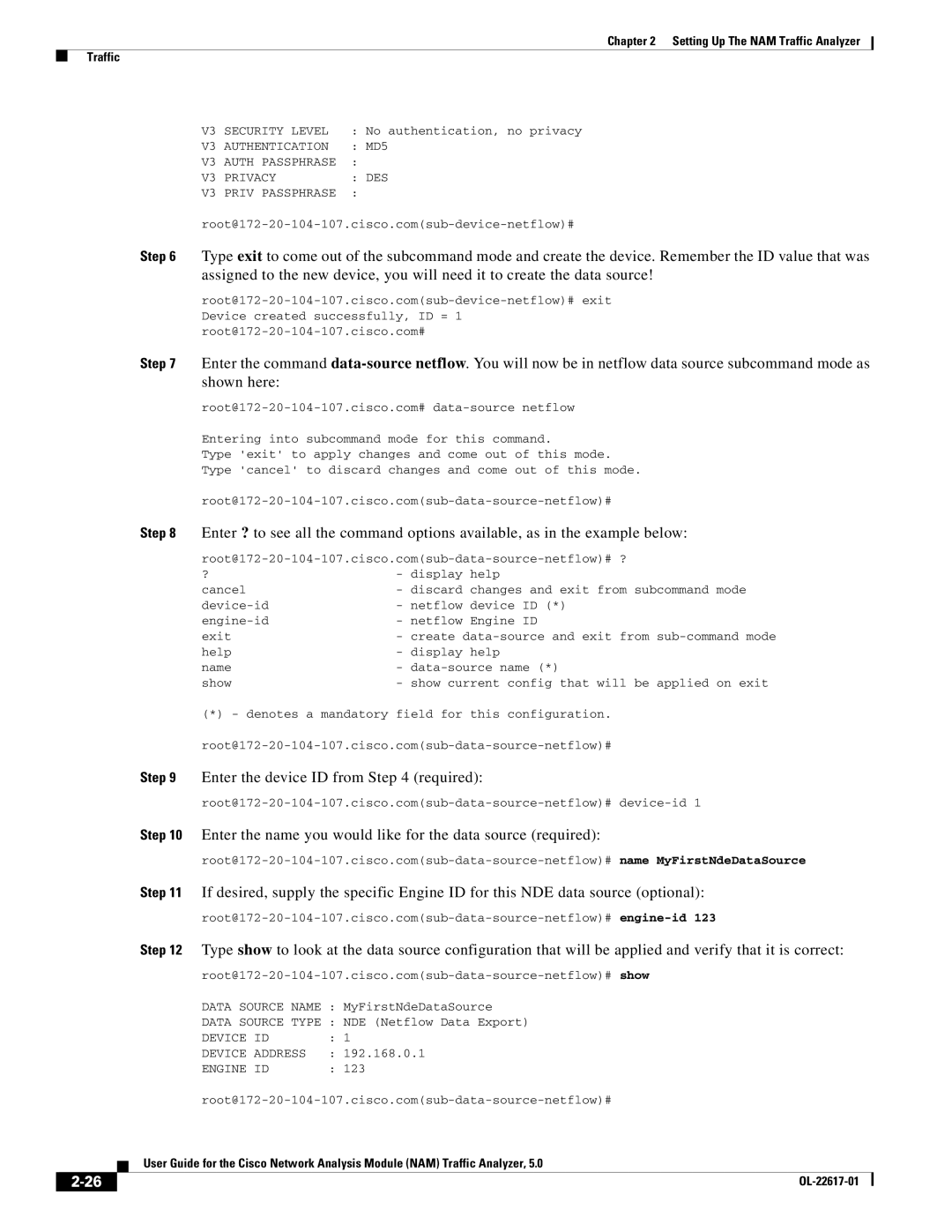 Cisco Systems 5, NAM manual Security Level 