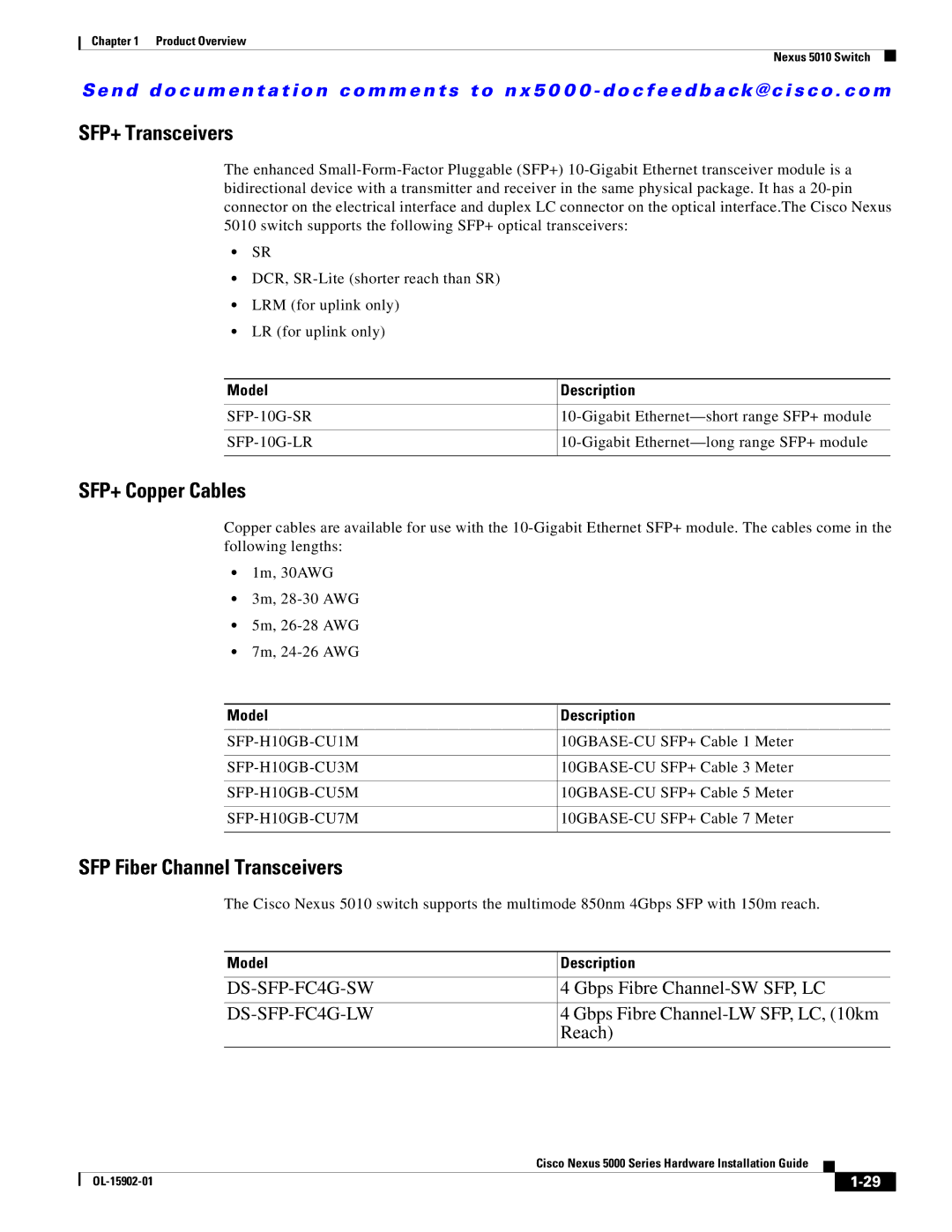 Cisco Systems 5000 Series manual DS-SFP-FC4G-SW 