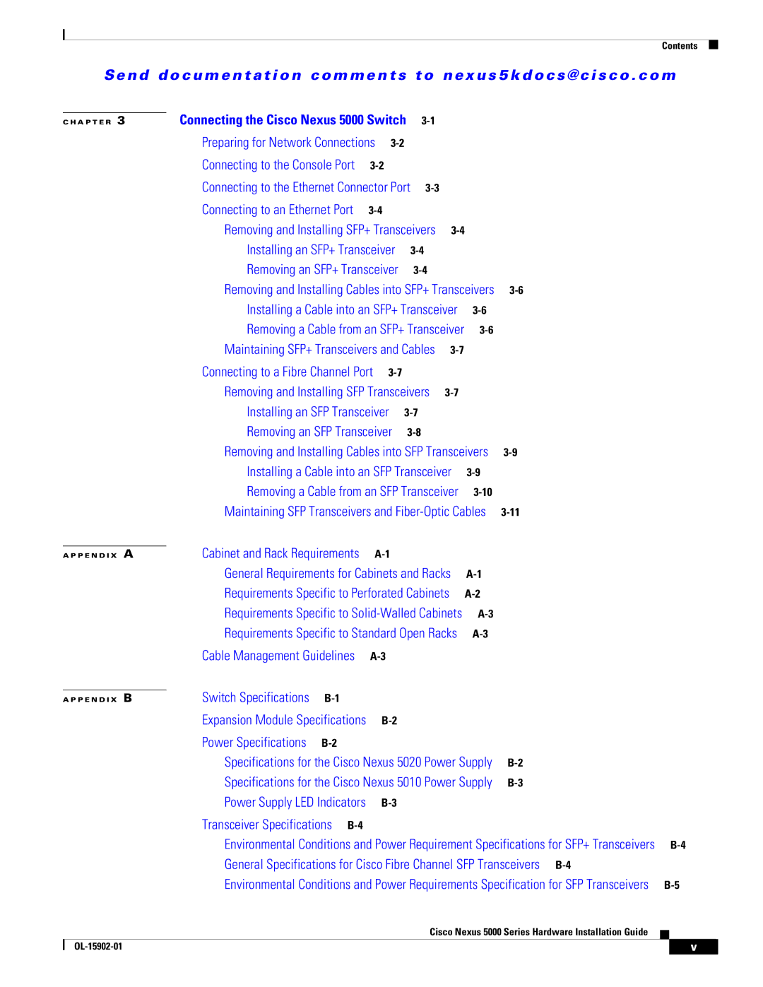 Cisco Systems 5000 Series manual Cable Management Guidelines Switch Specifications 