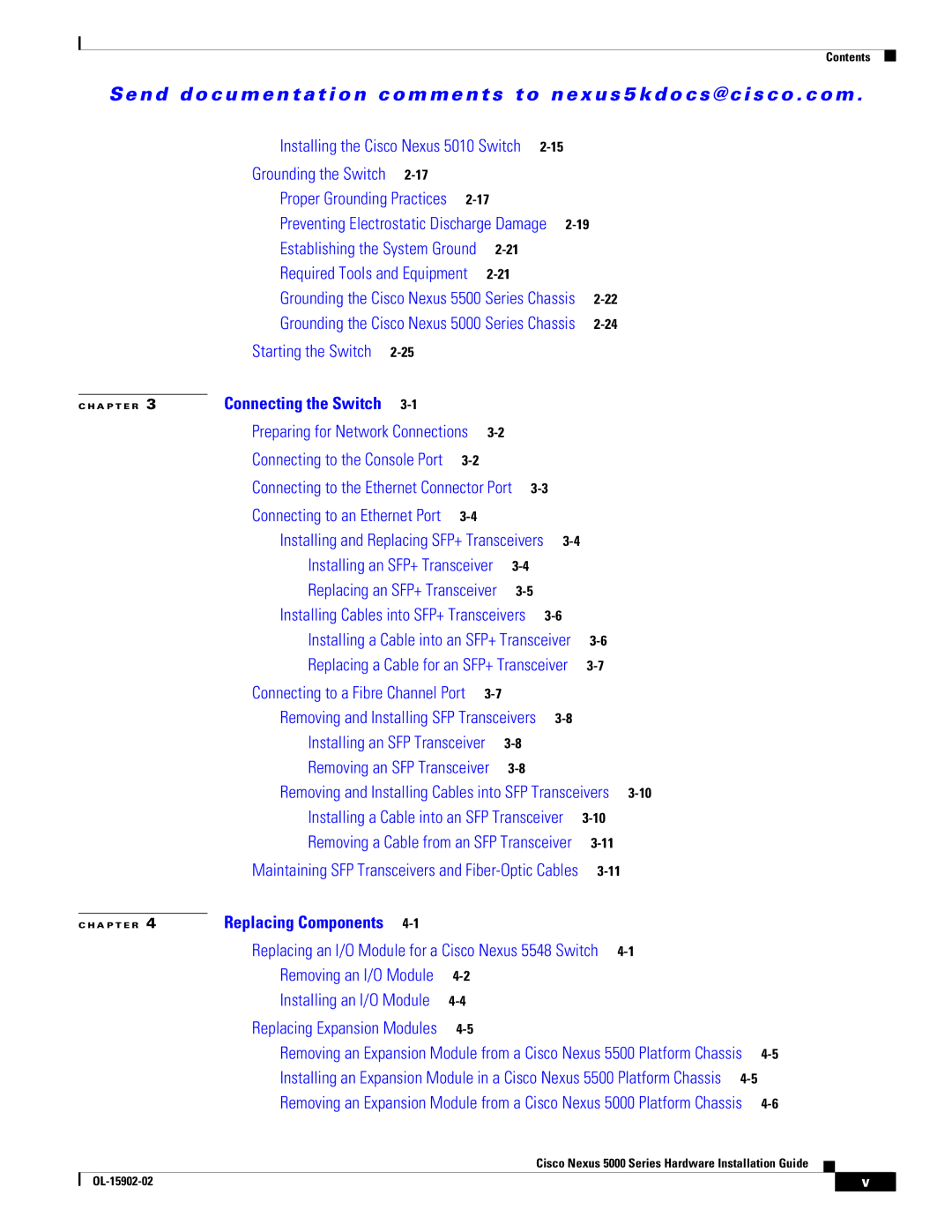 Cisco Systems 5000 manual Replacing Components 