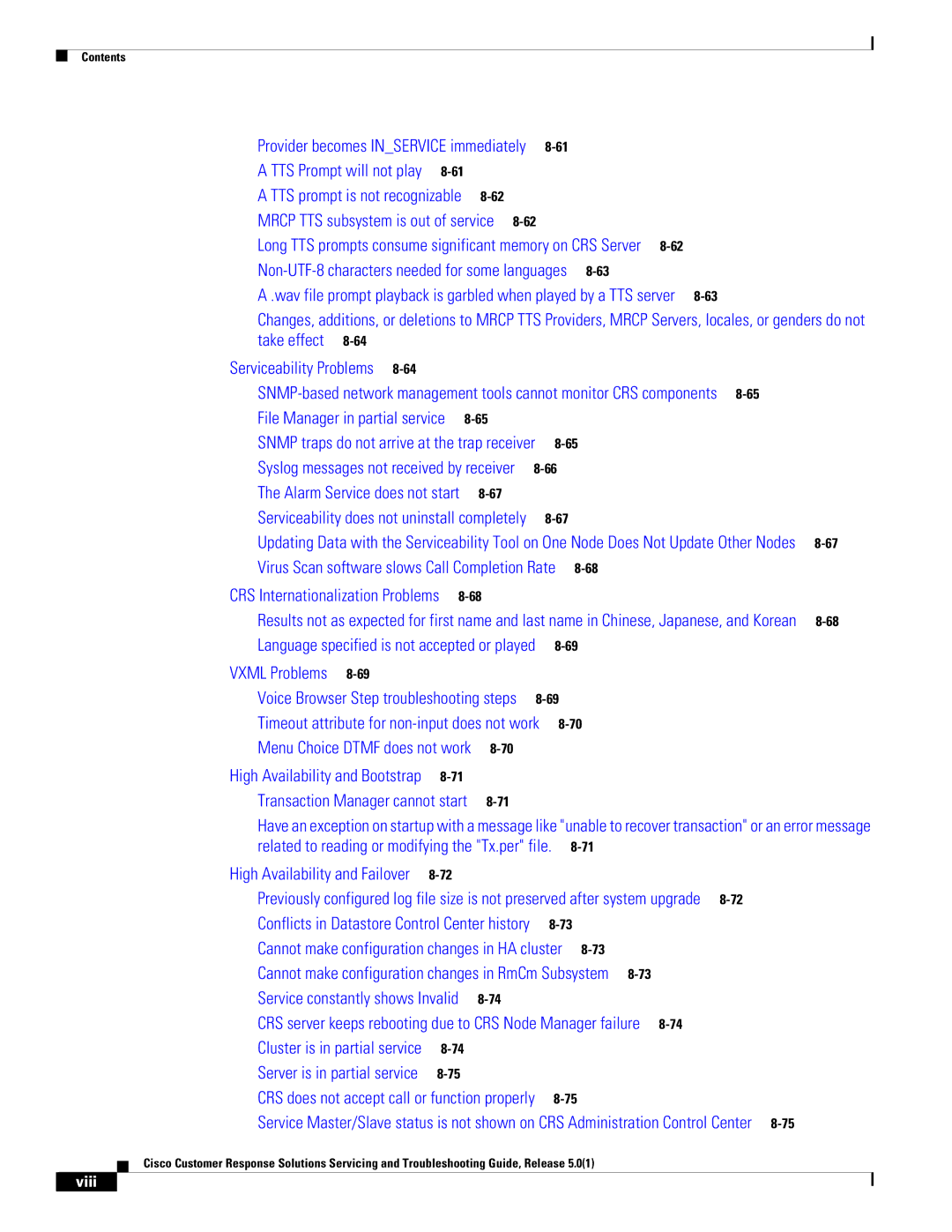 Cisco Systems 5.0(1) manual Virus Scan software slows Call Completion Rate 