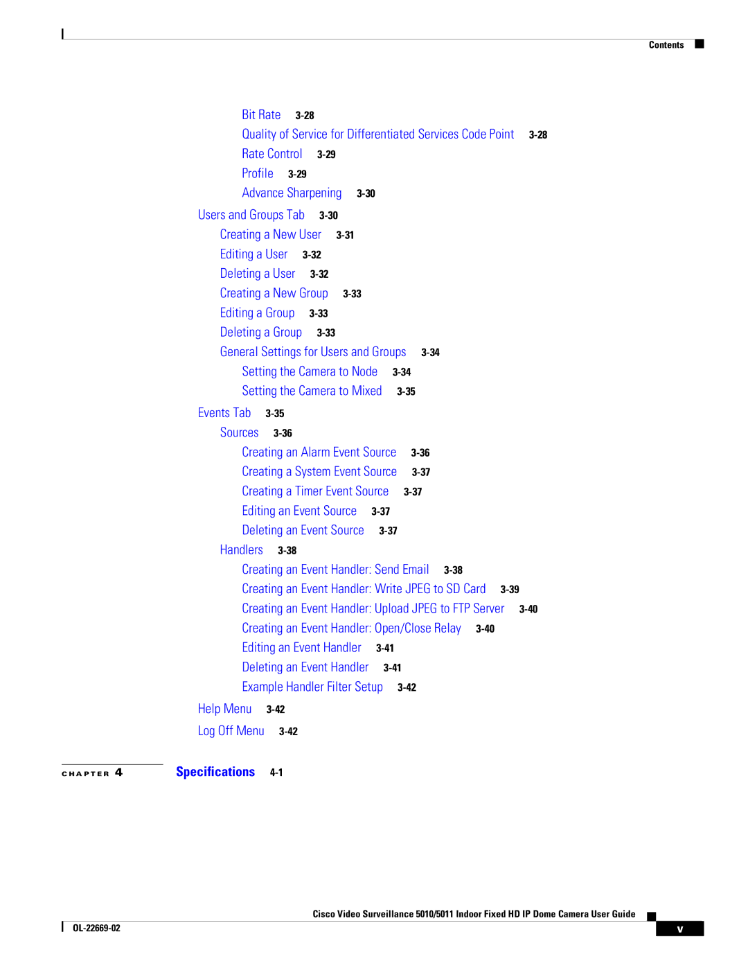 Cisco Systems 5010, 5011 manual Profile 