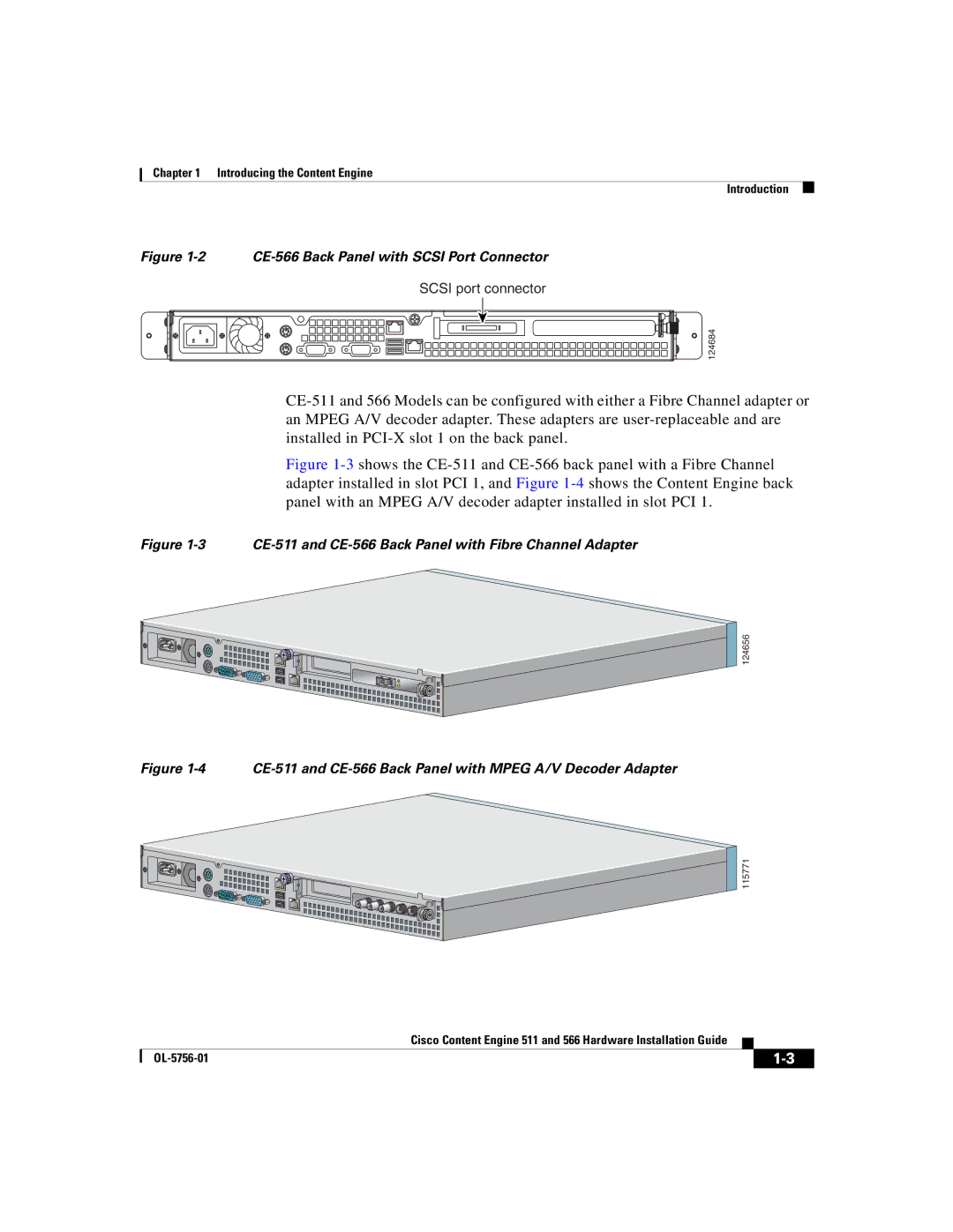 Cisco Systems 511 manual CE-566 Back Panel with Scsi Port Connector 