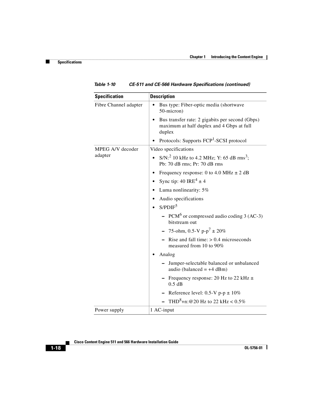 Cisco Systems 511, 566 manual PCM 6 or compressed audio coding 3 AC-3 