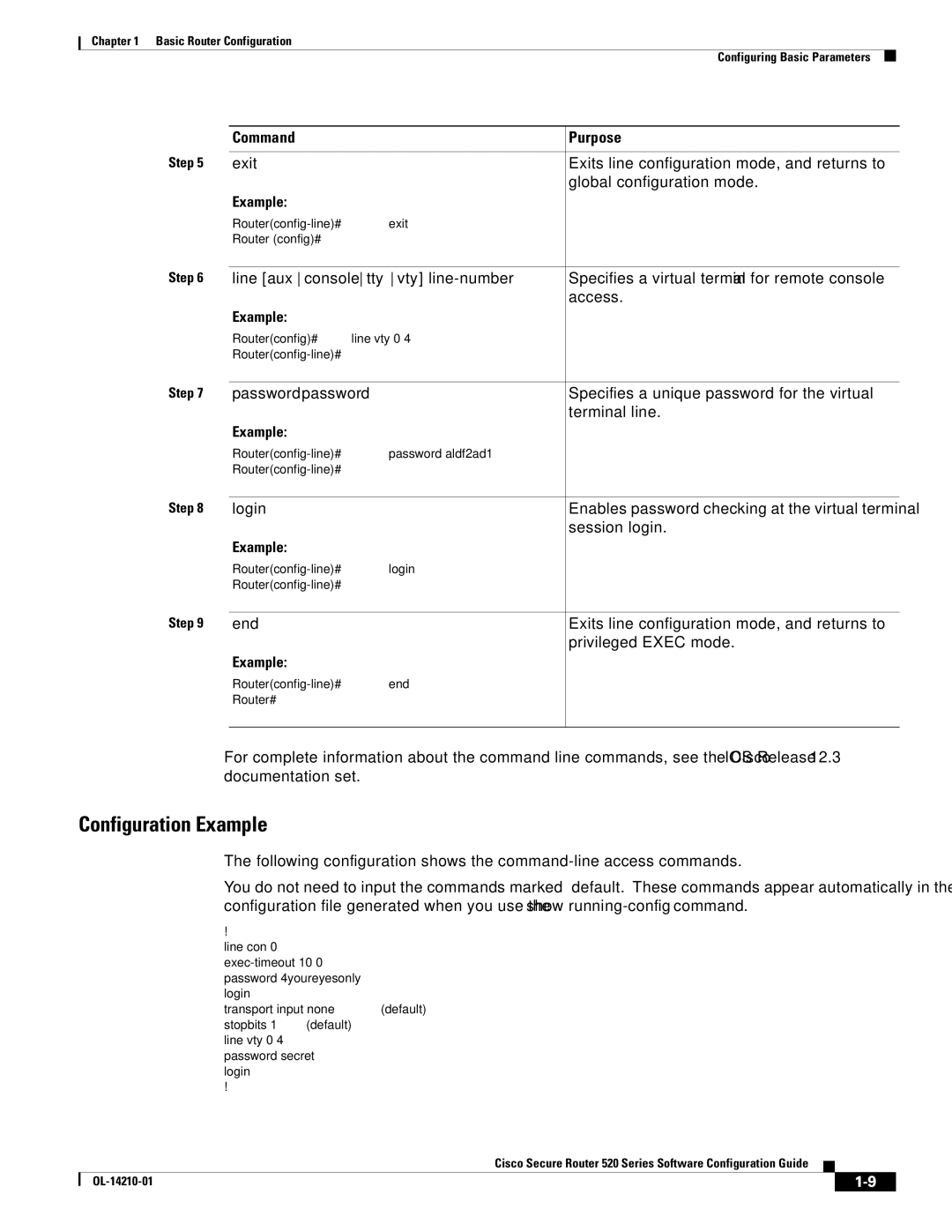 Cisco Systems 520 series manual Exit, End 