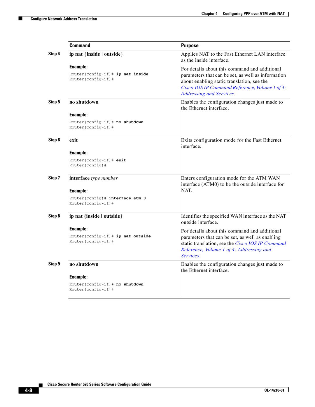 Cisco Systems 520 series manual Reference, Volume 1 of 4 Addressing 