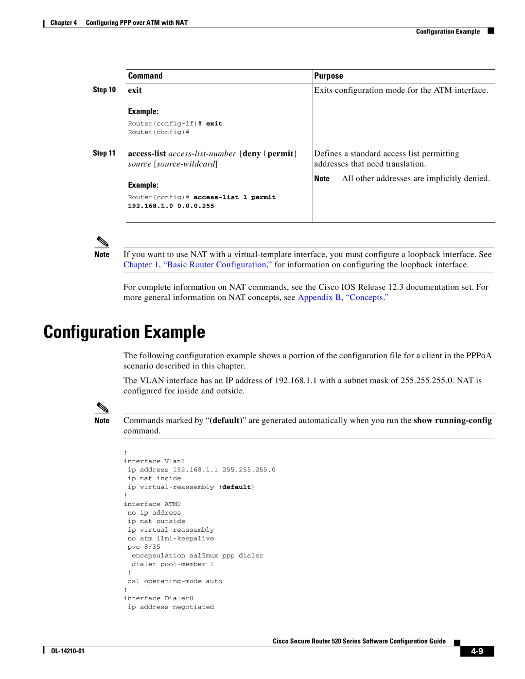 Cisco Systems 520 series manual Access-list access-list-number deny permit, 0.255 