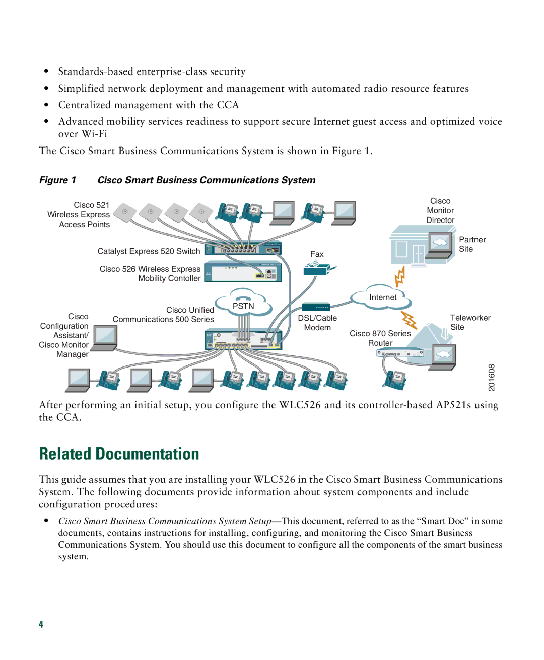 Cisco Systems 526 quick start Related Documentation, Pstn 