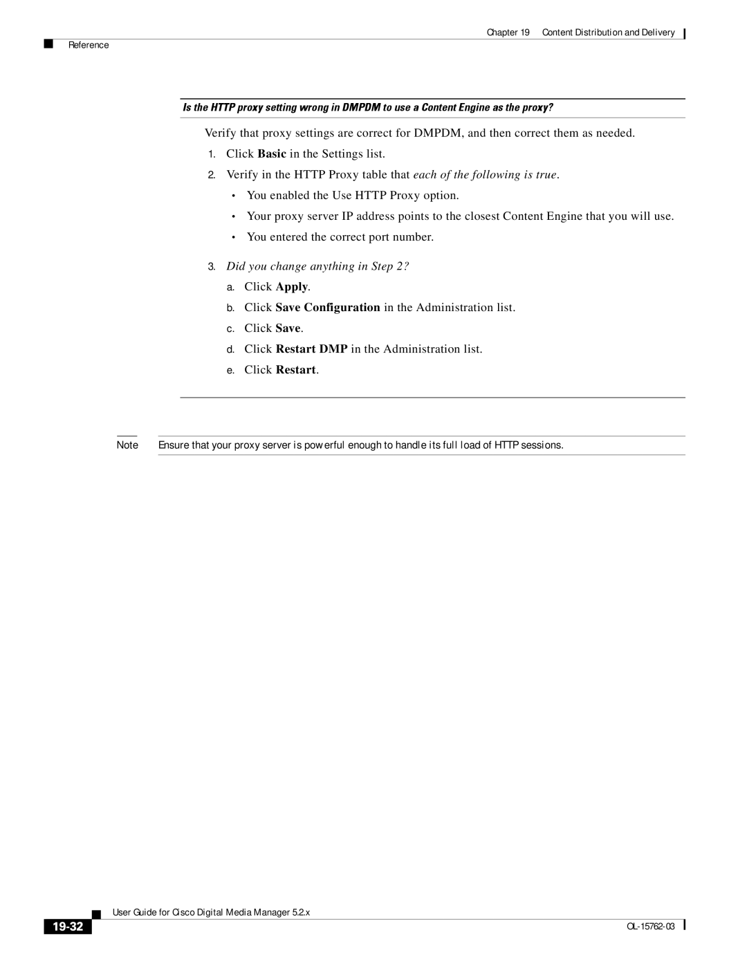 Cisco Systems 5.2.x manual Did you change anything in ?, 19-32 