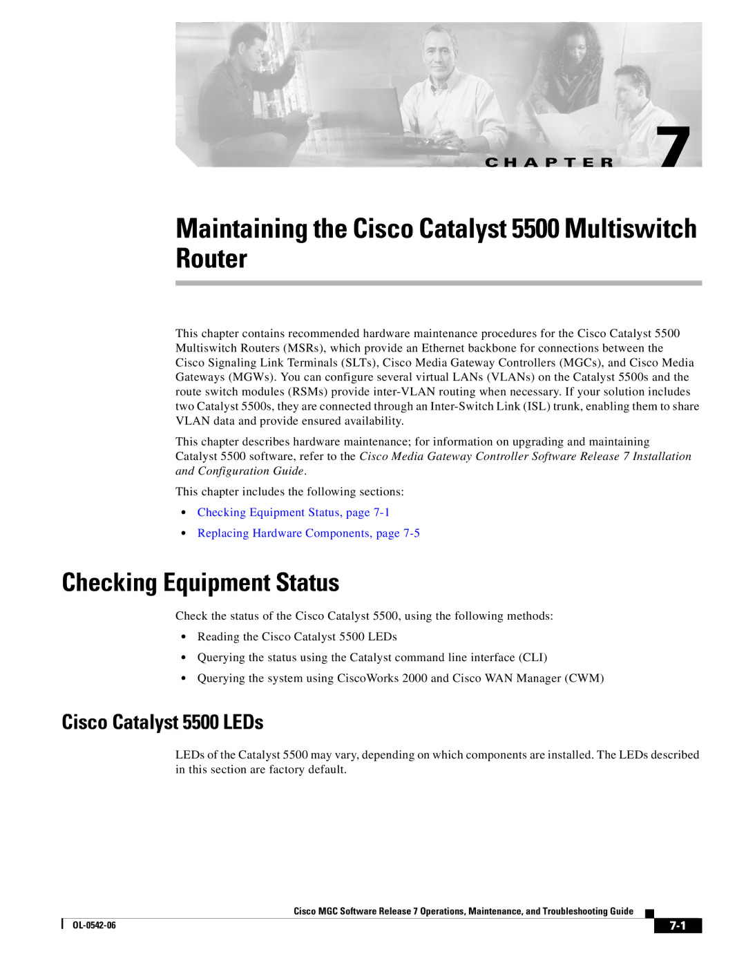 Cisco Systems manual Maintaining the Cisco Catalyst 5500 Multiswitch Router, Cisco Catalyst 5500 LEDs 