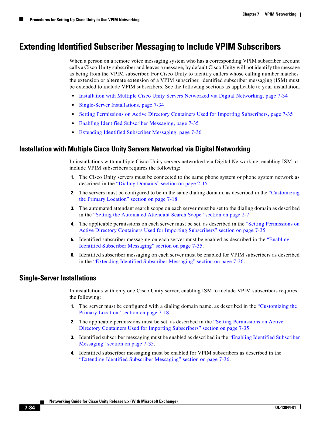 Cisco Systems 5.x manual Single-Server Installations 